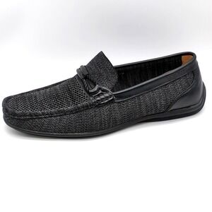 Aston Marc Shoes Mens Walk 02 Black 9.5 Driving Loafers Breathable Comfort NEW